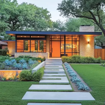 Mid-century-modern architectural style