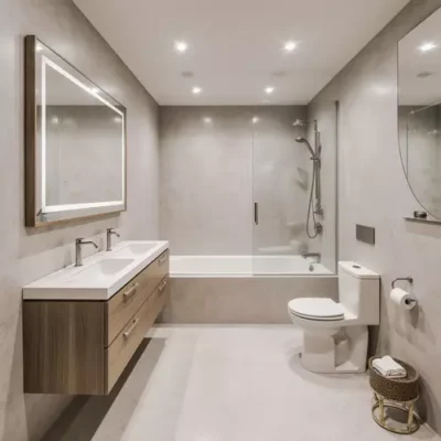 Layout A – master bathroom layout
