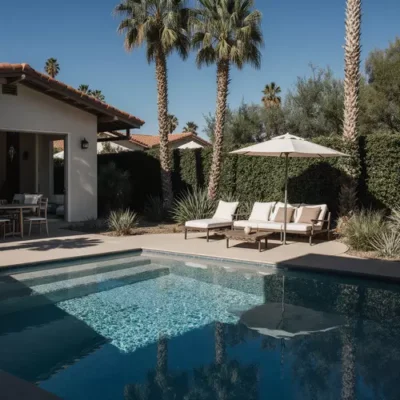 Pool, outdoor features