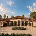 Villa Solaria 6000 sq ft luxury one-story house exterior