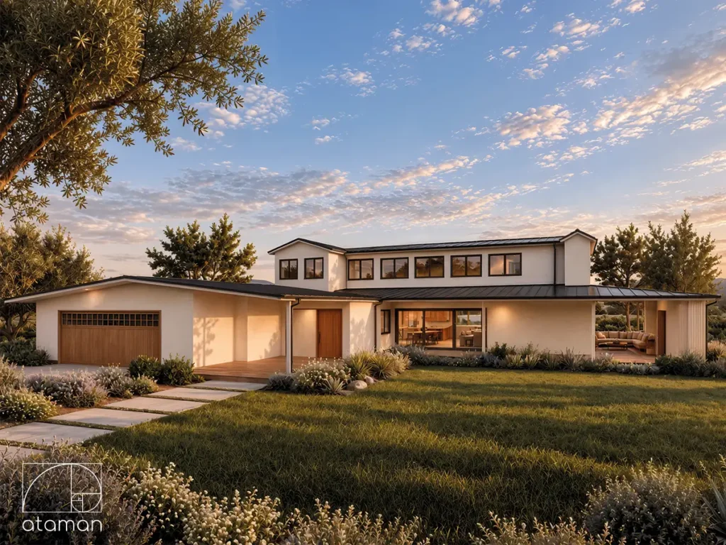 Casa Bellavista 5,000 sq ft two-story 5-bedroom house exterior