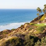 Luxury custom home on a California coastline with ocean view