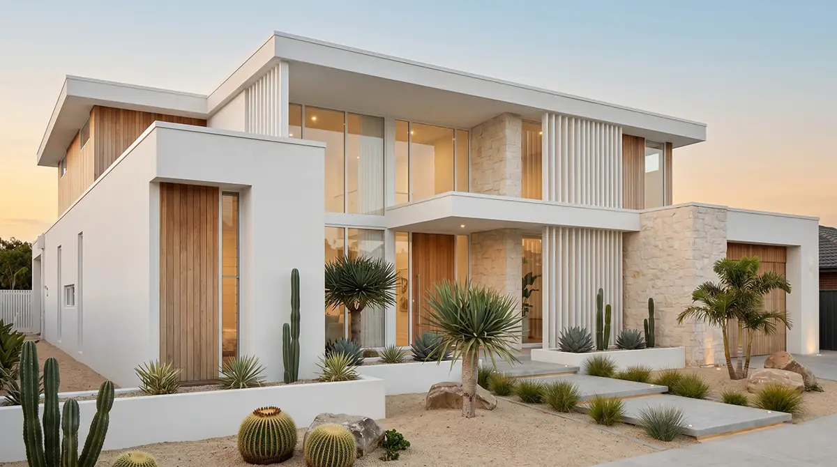 Modern California residence with integrated home addition design