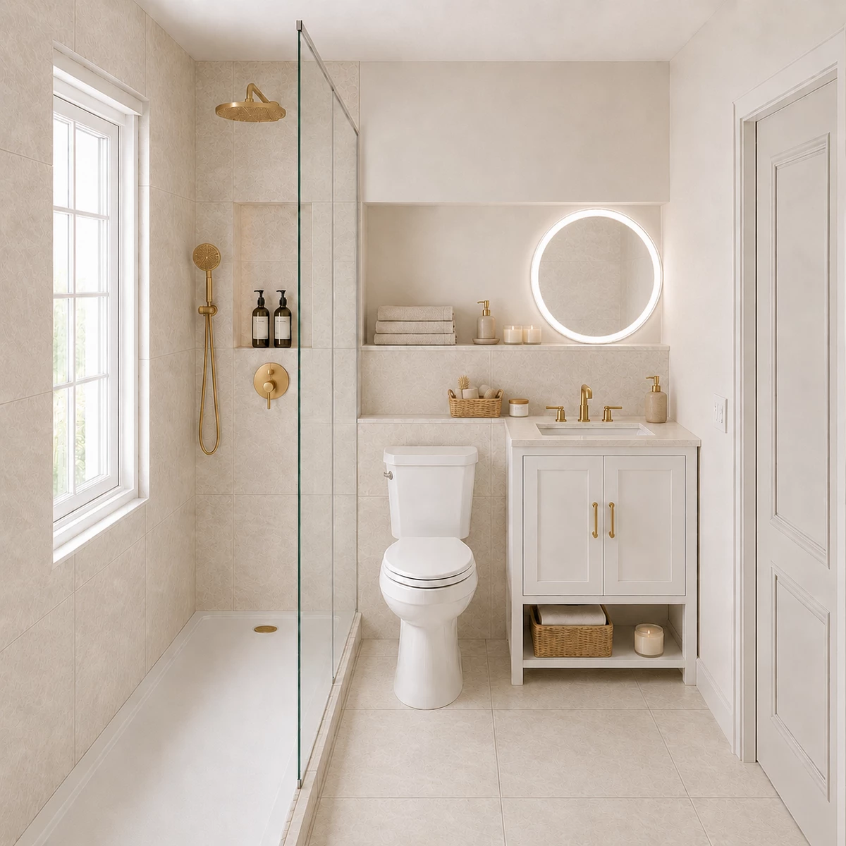 Modern bathroom interior design