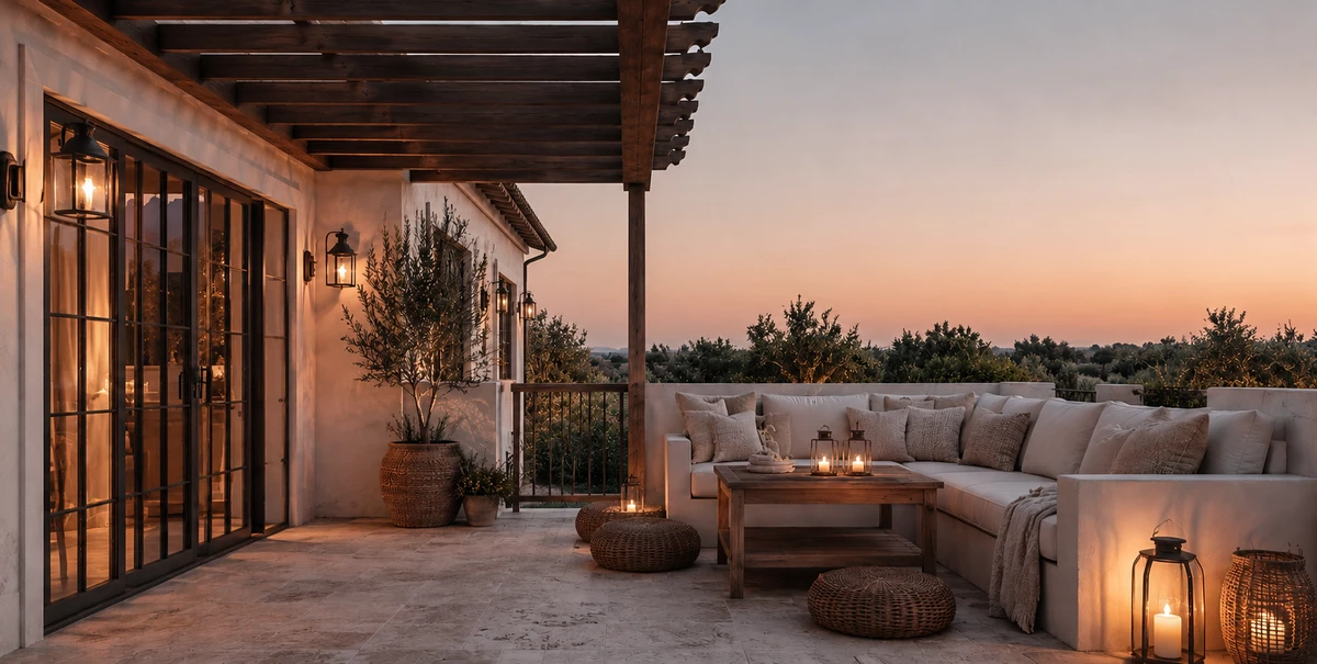 Indoor-outdoor living design in California