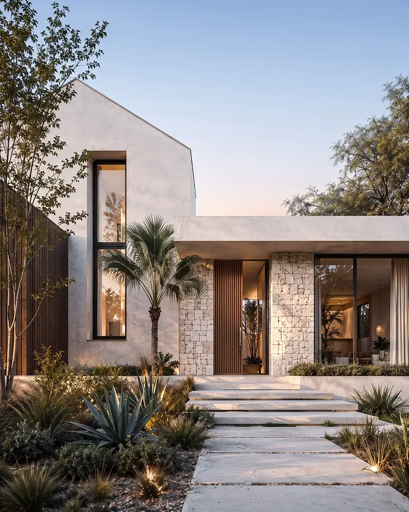Modern custom home design in California