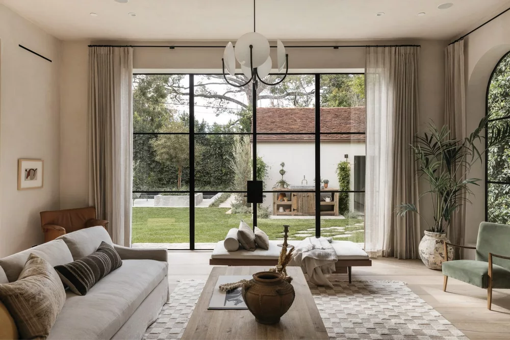 Sophisticated living room with neutral tones