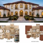 Permit-ready architectural plans for a custom home in California