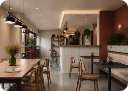 Modern commercial interior design