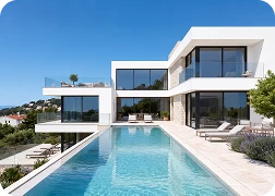 Modern custom home architectural design