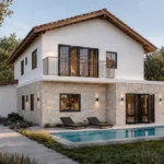Custom home designed around its lot and landscape