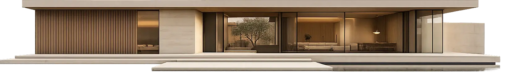 Modern custom home designed by Ataman Studio Architects